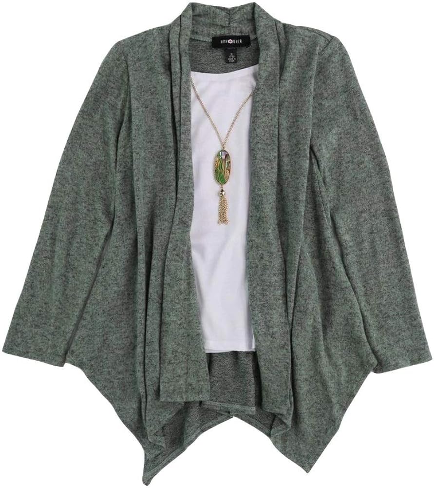 cardigan with attached top