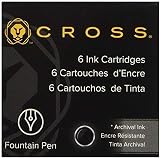 Cross Refill Ink Cartridge - Black - 6 Pack - Model view 1