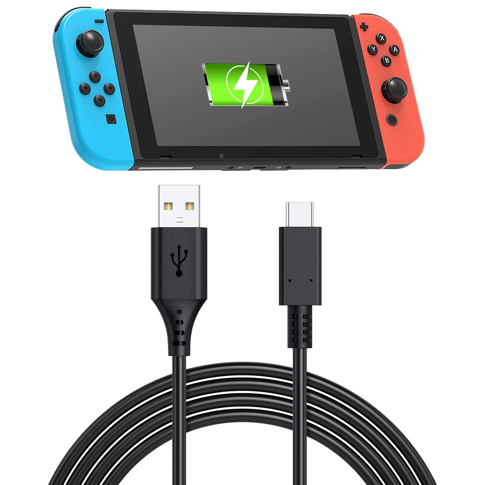 Charging Cable for Switch/Switch Lite/Switch OLED, Charger for