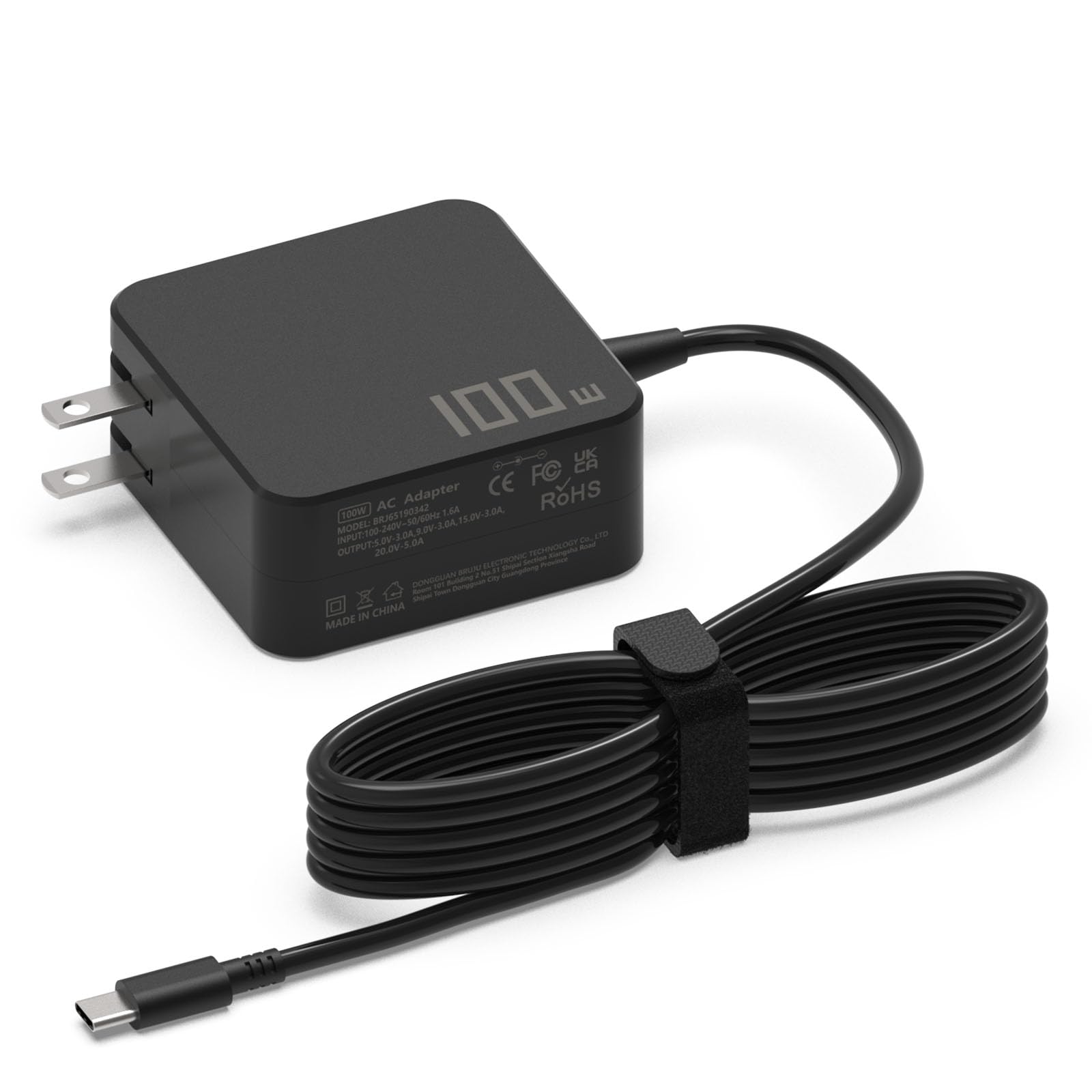 Photo 1 of 100W-USB-C-Charger, USB-C-Laptop-Charger Fast Charger Compatible with Asus ROG Ally, HP, Lenovo ThinkPad, Acer, Laptops and All USB - C Port Devices, Charge Type-C 96W 90W 65W 45W 30W Device