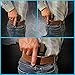 IWB ECO Leather Concealment Holster - Inside The Waist with Metal Clip - Lined Inside for Gun Protection - Fits: Glock 42, SIG P365, Kahr PM 45, Makarov. Kel-Tec PF9 / P11 (Left)