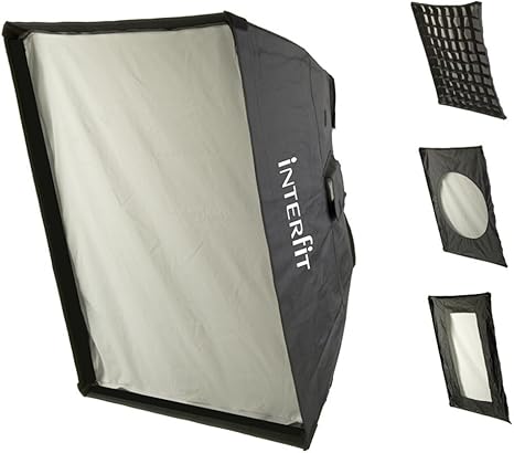 Interfit Softbox - Caja de luz para Estudio fotográfico, Negro: Amazon.es: Electrónica