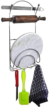 G.k Heavy Duty Rolling Pin Holder/chakla belan Stand (Extra Strong Chakla Belan Holder)