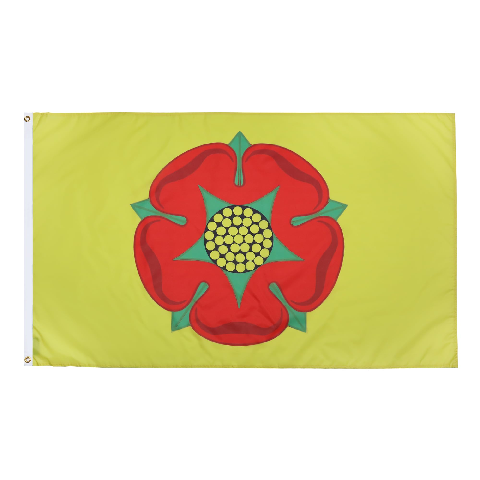 AZ FLAG - Lancashire New County Flag - 2x3 Ft - 100D Polyester County Of Lancashire - England Banner with Two Metal Grommets - Fade Resistant - Vivid Colors - 2' x 3' Feet - 90x60 Cm