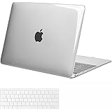 MOSISO Plastic Hard Shell Case & Keyboard Cover Compatible MacBook 12 Inch Retina Display Model A1534 (Newest Version 2017/2016/2015), Crystal Clear