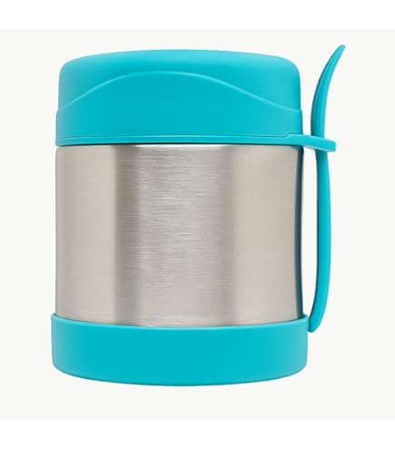 Pote De Comida B.box Mini - Isolante Aço Inox 200ml Verde Coelho