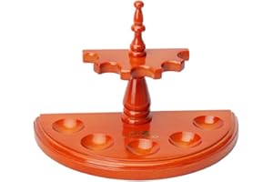 MUXIANG Rosewood Tobacco Pipes Stands Rack Shelf Stand Holder Rack for 5 Pipes FA0007