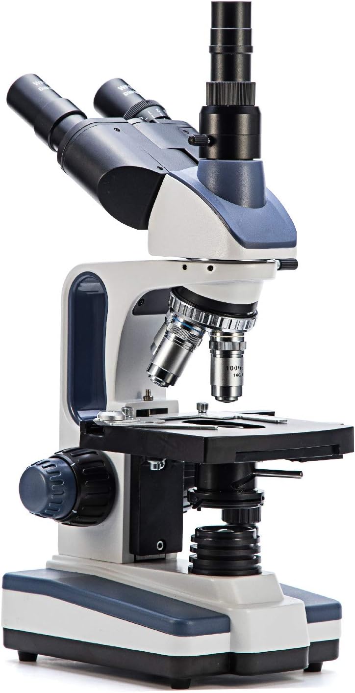 SWIFT Microscope Compound Trinocular SW350T, Research-Grade for Lab 40X-2500X Magnification, with Wide-Field 10X - Image 4