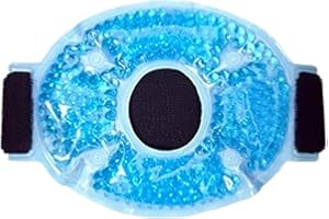 Edgiyuo 2pcs Reusable Hot Cold Therapy Knee Brace With Gel Beads - Adjustable Ice Pack For Pain Relief In Knees, Wrists, Elbo