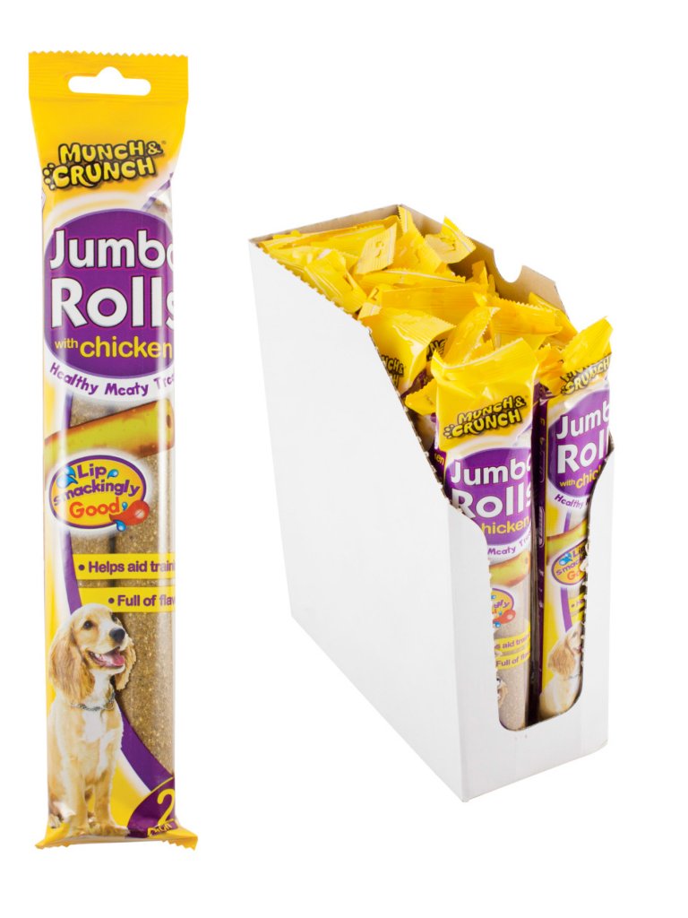 Munch & Crunch Jumbo Rolls with Chicken 2 Pack