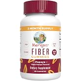 MARYRUTH'S Fiber Gummies for Adults, Sugar Free, 60 Count, 2 Month Supply | Soluble Fiber Supplement, Gut Health &amp; Digestion Support, 3g Fiber per Gummy, Vegan