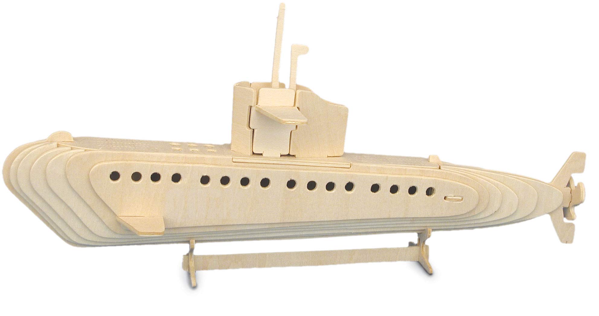 Quay Submarine Woodcraft Construction Kit FSC
