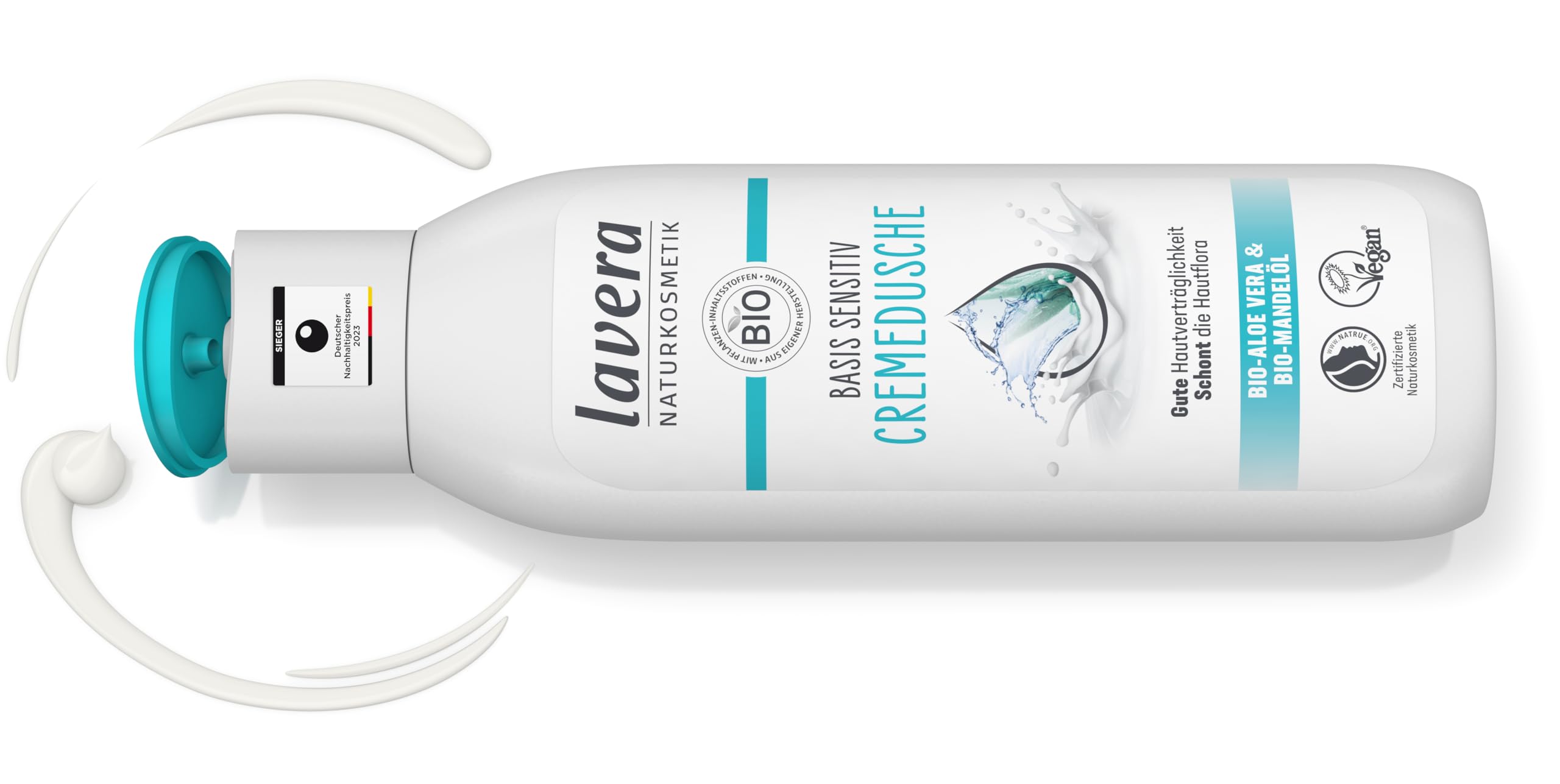 Lavera Basis Sensitiv Cremedusche, 250 ml 2