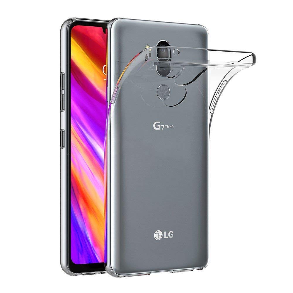 MaiJin Case for LG G7 ThinQ (6.1 inch) Soft TPU Rubber Gel Bumper Transparent Back Cover