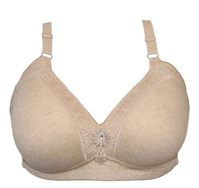 Jxg Women Wire Free Underwear Comfort Plus Size Everyday Bra At