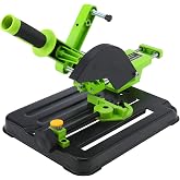 YaeTek Upgraded Angle Grinder Stand Holder Bracket 45 Degree 100-125mm | Desktop Pull Rod Angle Grinding Machine Stand Adjustable Clamp with Slide Handle for 100/115/125mm (4"/4.5"/5") Angle Grinder
