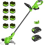 SUNCHERS 12-inch 20V Cordless String Trimmer with