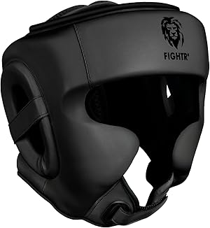 FIGHTR MMA Kopfschutz mit bestem Sitz für maximalen Schutz | Boxhelm für Sparring | Verstellbare Größe für Boxen, MMA, Muay Thai, Kickboxen & Kampfsport