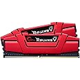 G.SKILL Ripjaws V Series (XMP) DDR4 RAM 32GB (2x16GB) 2666MT/s CL15-15-15-35 1.20V Intel AMD Desktop Computer Memory UDIMM - Red (F4-2666C15D-32GVR)