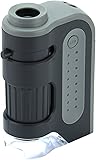 Carson MicroBrite Plus 60x-120x Power LED Lighted Pocket Microscope (MM-300)