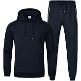 BGOWATU Men's Sweatsuits Tracksuits 2 Piece Set Hoodie Sweatpants Set for Men Jogging Suits Sets Athletic Casual Outfits
