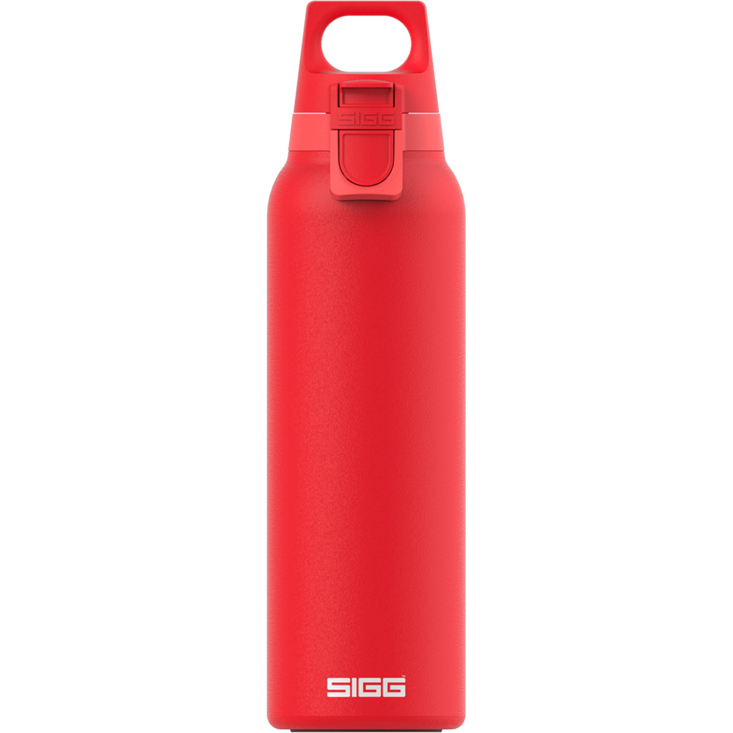 SIGG - Insulated Water Bottle - Thermo Flask Hot & Cold One Light - with Fruit Strainer - Leakproof - BPA Free - 18/8 Stainless Steel - Red - 0.55L