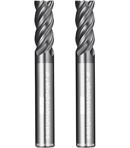 YG-1 Carbide Square Nose End Mill - 1" Cutting Diameter, 2 Flutes, 30° Helix, 4" Overall Length - View #9