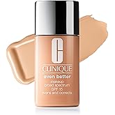 Clinique Even Better Makeup Liquid Foundation SPF 15 With Vitamin C For Dry + Oily Combination Skin Types | Medium Coverage + Natural Finish | Evens Skin Tone + Reduces Dark Spots