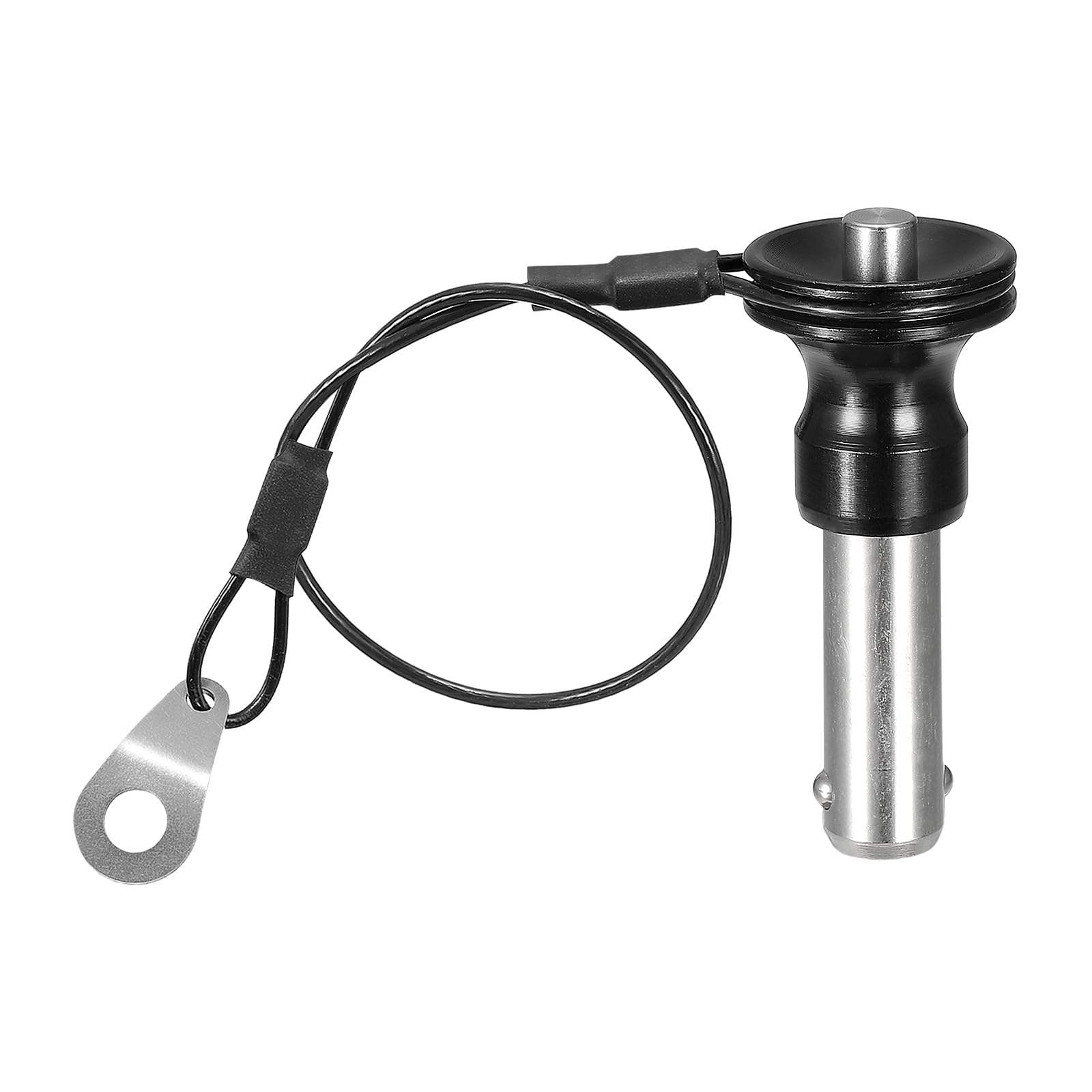 DTGN 10mmx20mm(DxL) Quick Release Pin - Good for Quickly Connecting Hooking Up Components - 304 Stainless Steel Push-Button Ball Locking Pins with Wire - Silver