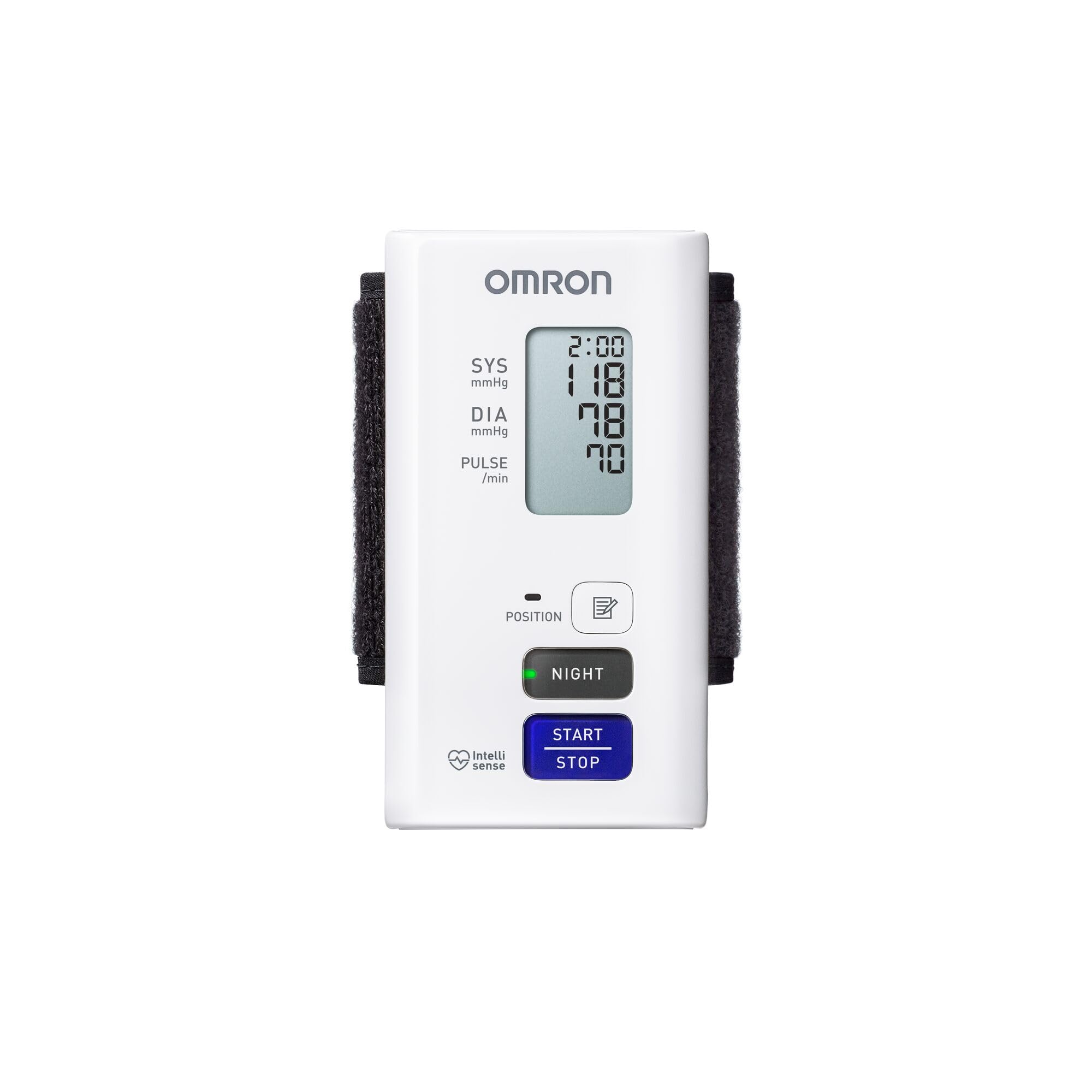 OMRON NightView Wrist Blood Pressure Monitor, clinically validated, Completely Silent Blood Pressure Machine for Daytime and Nighttime Measurements with Bluetooth Connection to Free Smartphone app
