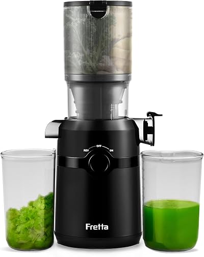 Fretta Cold Press Juicer F5000 Self-Feeding 108mm 1L Hopper 200W BPA-Free