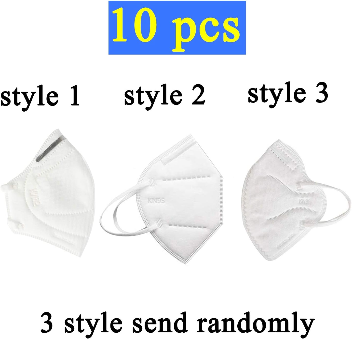10pcs ᴋɴ95 Anti Dust Comfortable Face ᴍᴀsᴋs, ɴ95 ᴍᴀsᴋ Safety Mouth ᴍᴀsᴋ, Dust Protection Mouth Cover