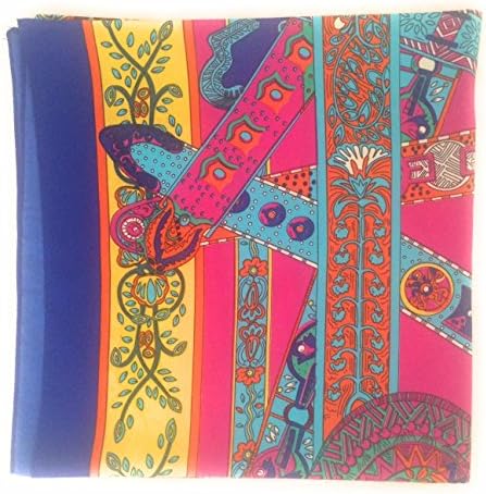 SILK SQUARE IN STYLE OF HERMES SCARF SILK SHAWL SILK WRAP WOMENS FASHION SCARF