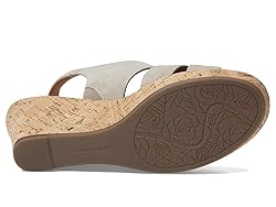 Rockport Women's Briah Sling Wedge Sandal, Taupe