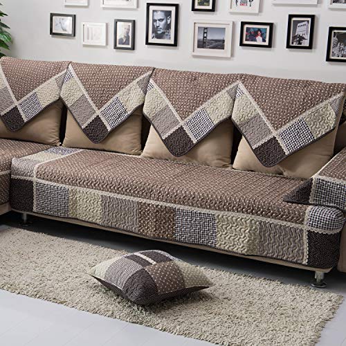 image for OstepDecor Multi-Size Pet Dog Couch All Seasons Quilted Cotton Furnitu