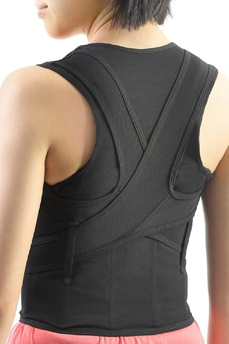 Amazon Mie Mie 姿勢ベルト 猫背 補正 巻き肩 背筋 補正 サポーター たすき掛け インナー 男女兼用 Xxl ブラック Mie Mie 背中用