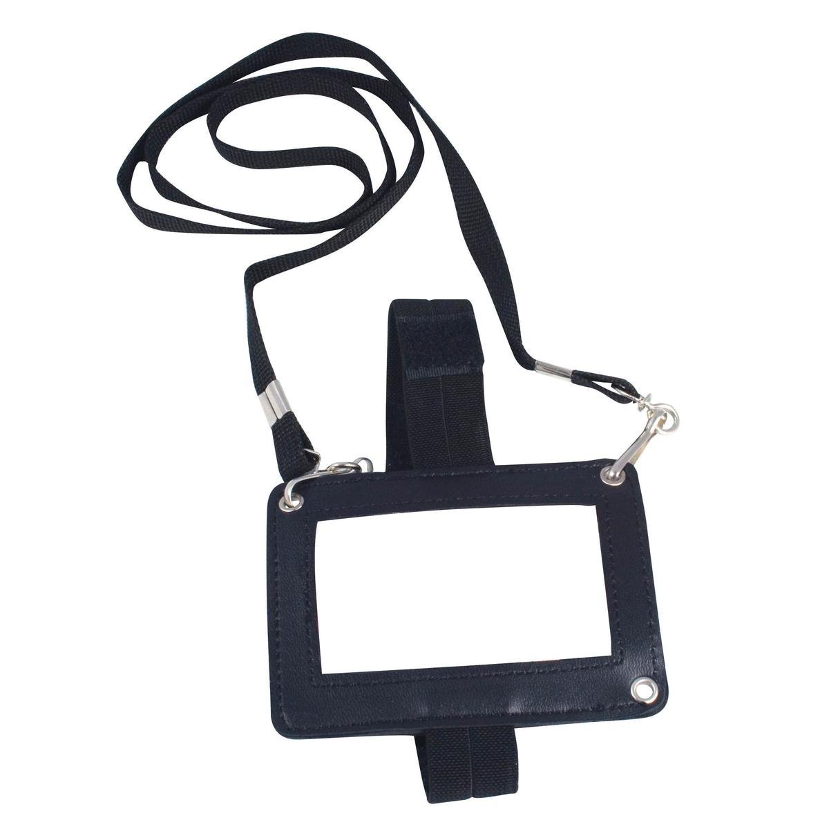 Viper TACTICAL 3-Way I.D. Holder and Removable Lanyard Leather Effect Black