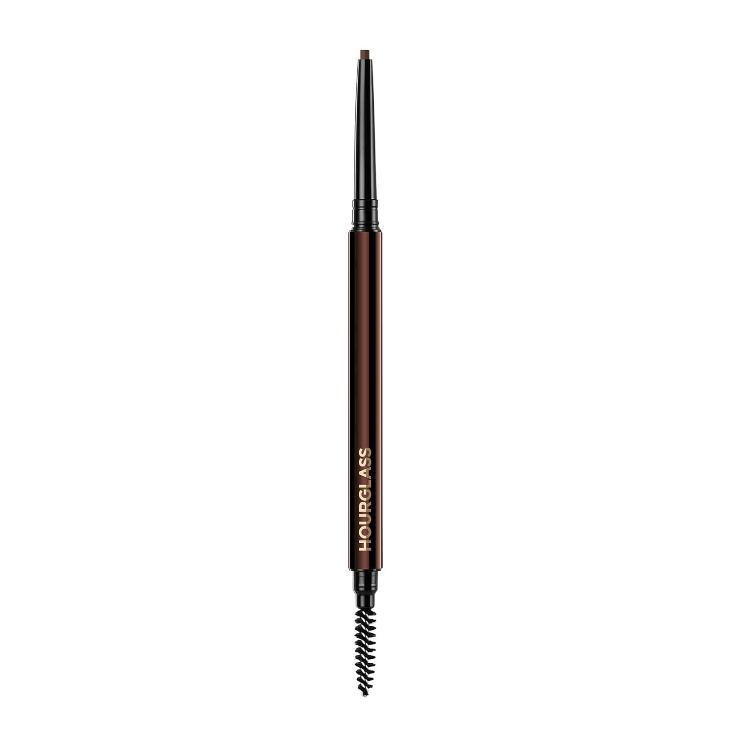 Hourglass Arch Brow Micro Sculpting Pencil. Mechanical Eyebrow Pencil in Warm Brunette for Hair-Like Definition.