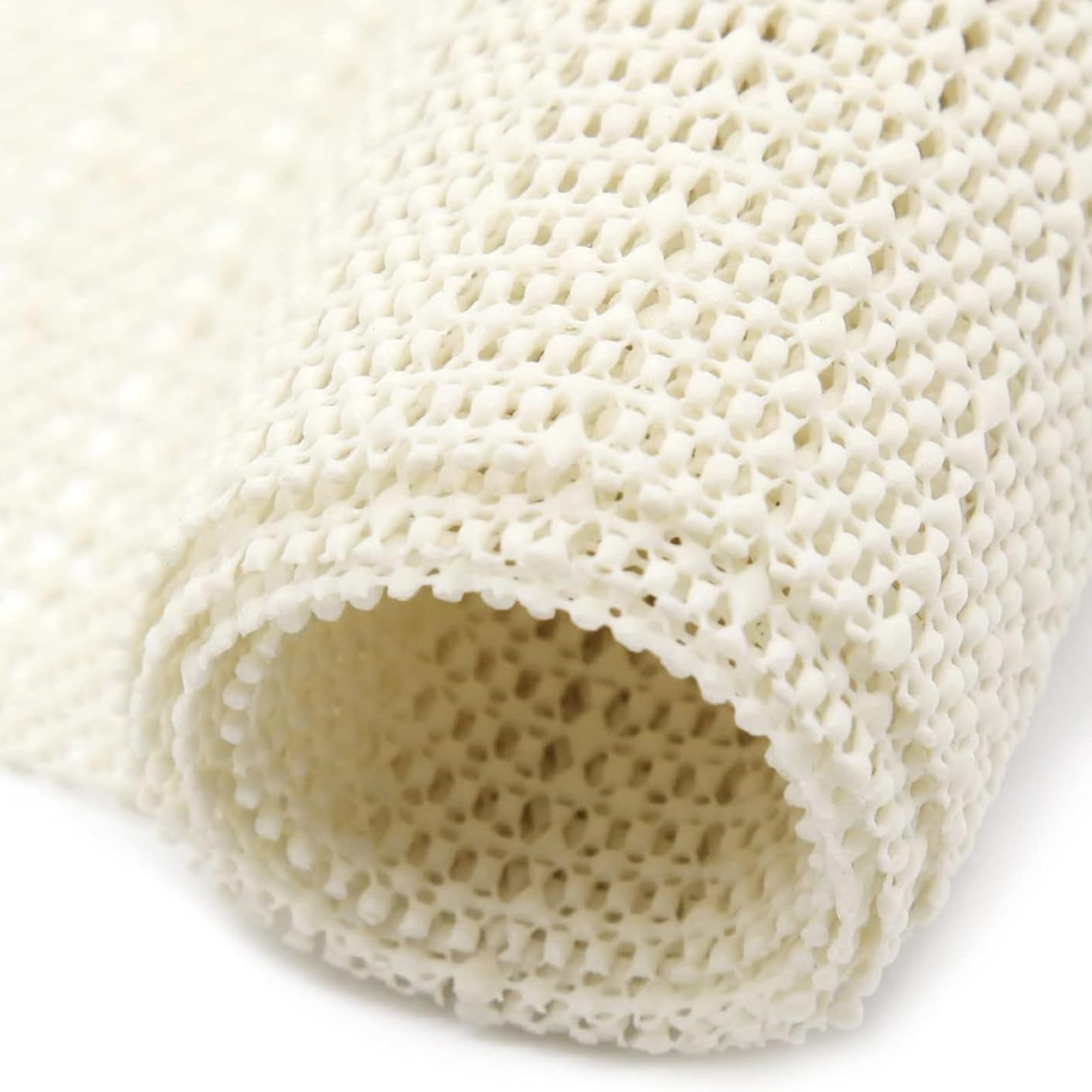 Leliafleury 70 x 200cm Anti Slip Rug Underlay PVC Non Slip Mat White Rug Gripper Pad for Carpet Drawers Shelves