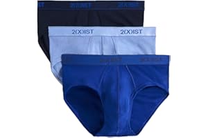 2(X)IST mens Essential Cotton No Show Brief 3-pack