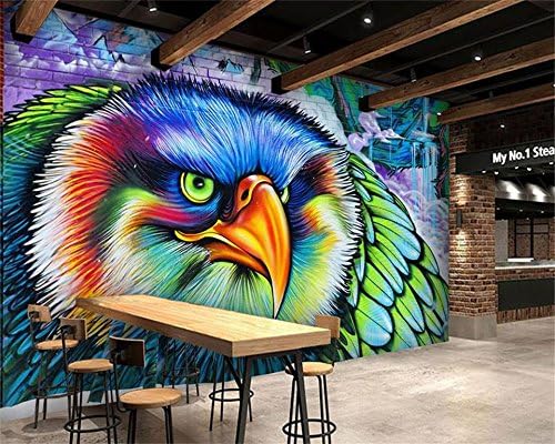 ZLJTYN 370cmX245cm 3d room wallpaper custom murals wall sticker Color Owl Gothic Graffiti photo painting TV sofa background wallpaper for walls 3d