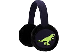 BAOPLAYKIDS Kids Knit Earmuffs Winter Outdoor Ear Warmers Soft Plush Ear Covers for Boys Girls 4-16 Years