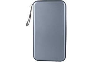 UYYE Auto Car CD case，72 Capacity Plastic CD/DVD Protective Case Storage Organizer，Portable CD/VCD/DVD Storage Case，Car Interior Accessories with Hard Plastic Protective Holder for CD Storage（Sliver）