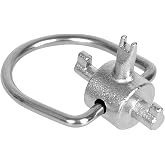 HVAC Tools - Locking Cap Key for Refrigerant Safety Caps (3 Bits) | Valve Core Removal Tool, Compatible with 410a and R22 Refrigerant Locking Caps, Tamper Resistant, Multitool