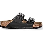 Birkenstock Unisex Arizona Sandal,Black Oiled Leather,39 M EU
