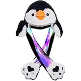 Arcimatto Animal Hat Dress Up Cosplay Party Christmas Holiday Cute Ear Flap Cap for Kids Adults