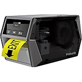 Makeid D50 Industrial Label Printer, Desktop Label Maker 2" Print Head, Mobile APP & PC Editor Compatible, 2600mAh Li-ion Battery, Come with 1.97" W x 26.24ft L Label Heavy-Duty Labeler for Job Sites