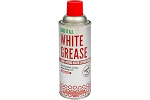 Gasoila Premium White Lithium Grease, Long-Lasting - 11 oz Aerosol - Non-Staining, High Solid Formula for Rust Protection & Squeaky Parts - Ideal for Automotive, Marine, Industrial, & Home Use