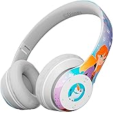 Disney Frozen Bluetooth Headphones - Over The Ear Bluetooth Wireless Headset with Built-in Mic and Up to 15 Hrs Playtime - Disney Frozen Gifts for Women Men All Fans of Olaf, Anna and Elsa Gifts