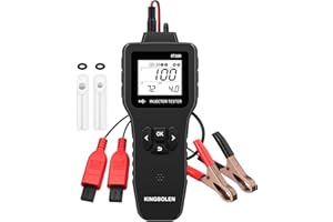 KINGBOLEN IT300 Universal Fuel Injector Tester, 5 Pulse Modes Fuel Injector Cleaning Kit, DIY Fuel Injector Cleaner Tool with 2 Size Cleaning Adapter, 12V/5V Output Power, Short Circuit Protection